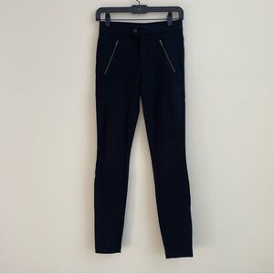 J.Crew Zipper Pocket Skinny Trousers | Black | Size 00 Regular